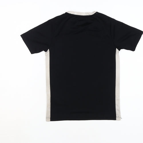 Sondico Boys Black Jersey T-Shirt 9-10 Years Football Style