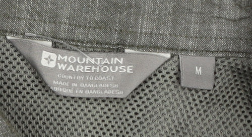 Mountain Warehouse Men's Green Short Sleeve Shirt, M