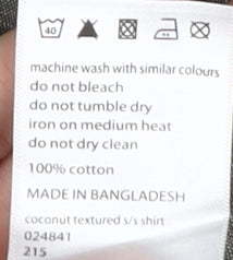 Mountain Warehouse Men's Green Short Sleeve Shirt, M