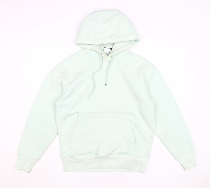 Zara Men's White Pullover Hoodie, Size S