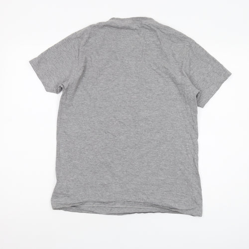 French Connection Men's Grey Sports Graphic T-Shirt Size M