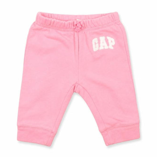GAP Pink Unisex Baby Joggers, 3-6 Months, Cotton Blend
