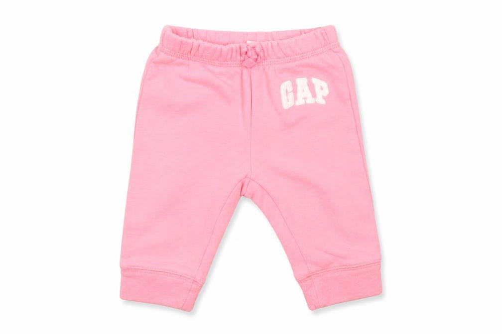 GAP Pink Unisex Baby Joggers, 3-6 Months, Cotton Blend