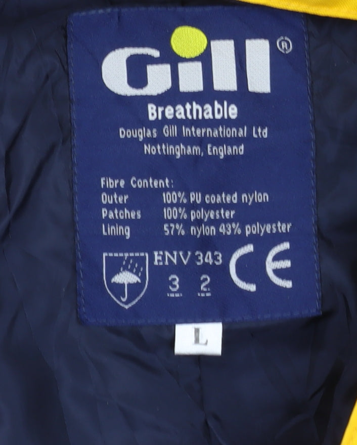 Gill Men's Yellow Parka Jacket L - Marine Outdoor