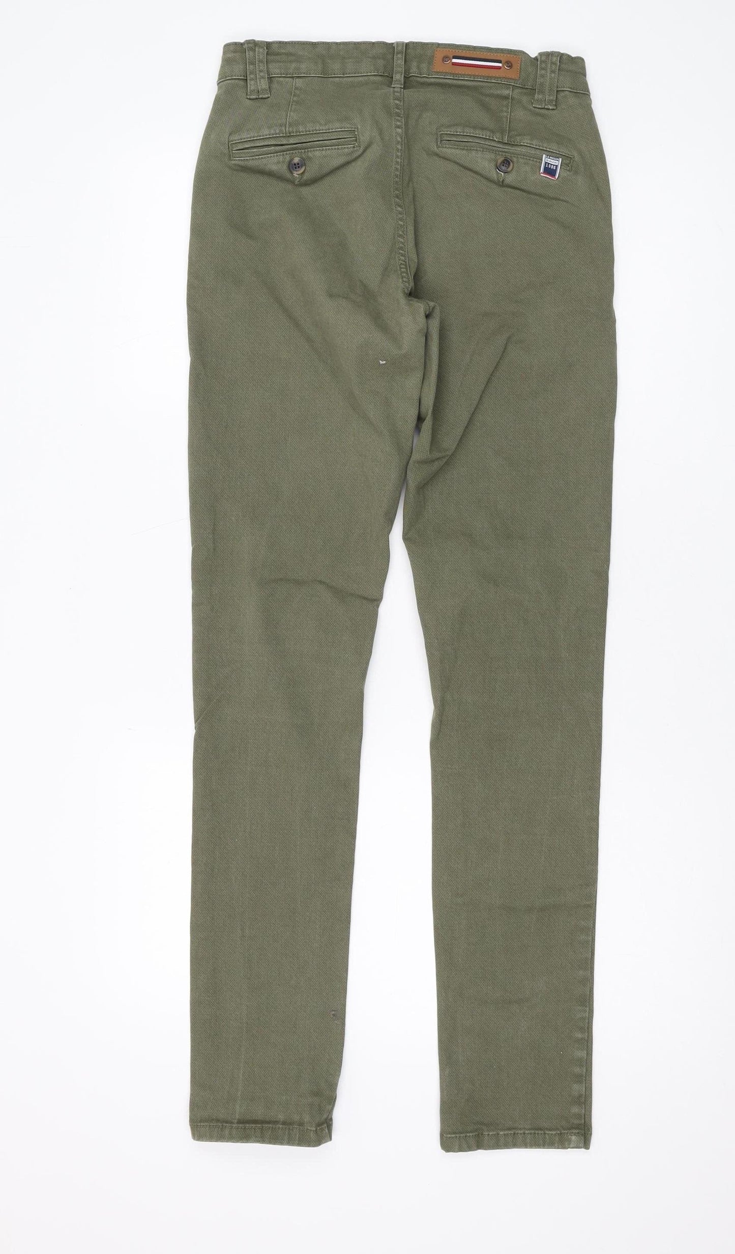 La Maison Blaggio Men’s Green Chino Trousers Size 30
