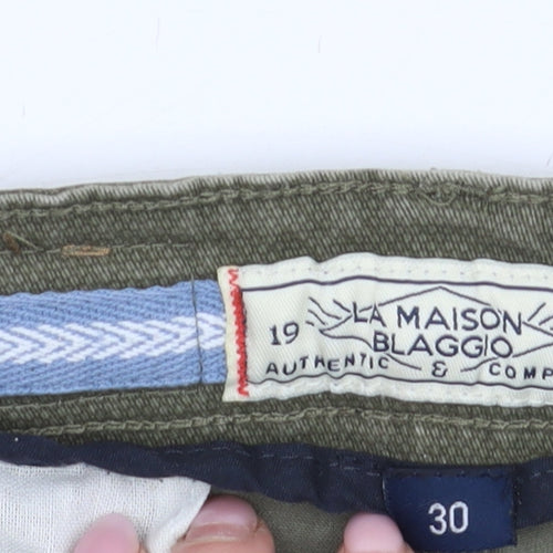 La Maison Blaggio Men’s Green Chino Trousers Size 30