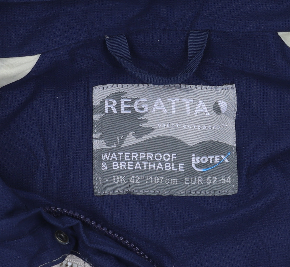 Regatta Men's Beige Waterproof Rain Jacket L