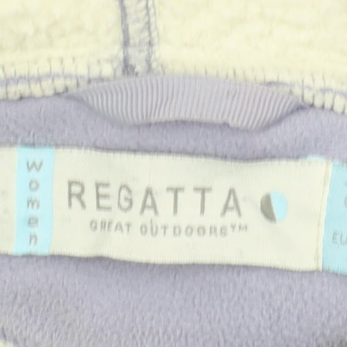 Regatta Women's Purple Hooded Duffel Coat Size 10