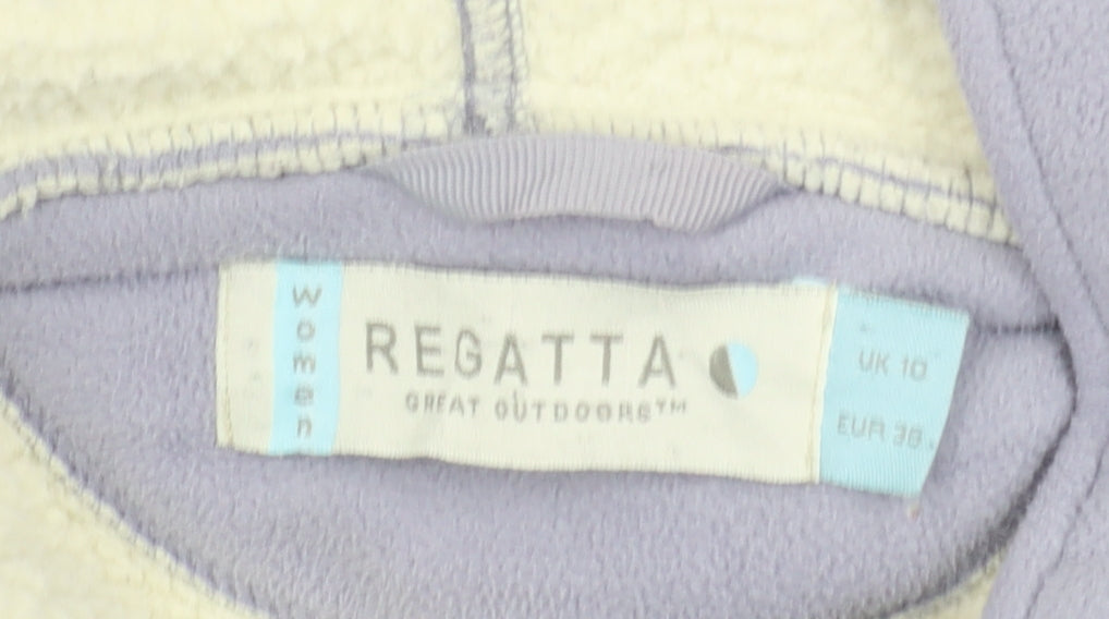 Regatta Women's Purple Hooded Duffel Coat Size 10