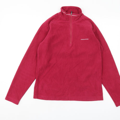 Craghoppers Women's Red Fleece Henley Size 8