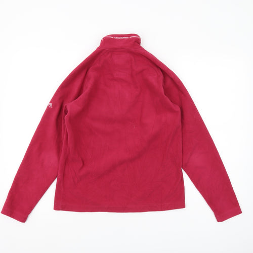 Craghoppers Women's Red Fleece Henley Size 8