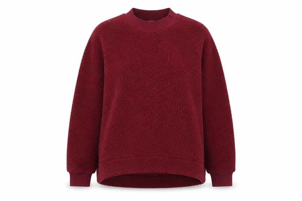 Front view of Old Navy Women's Red Fleece Pullover Sweatshirt XL