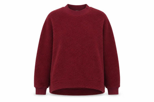 Front view of Old Navy Women's Red Fleece Pullover Sweatshirt XL