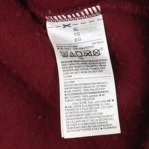 Old Navy Women's Red Fleece Pullover Sweatshirt XL