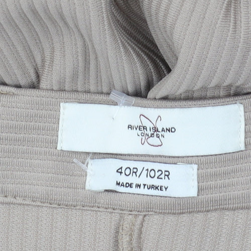 River Island Men's Beige Trousers Size 40R