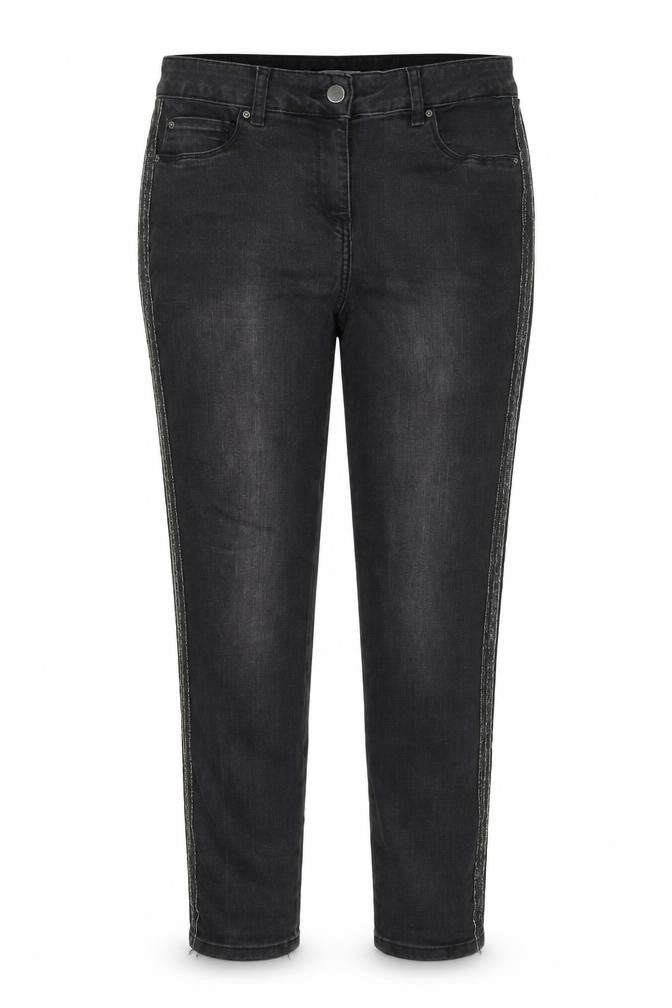 Front view of Sonder Studio Women's Black Skinny Jeans, size 14