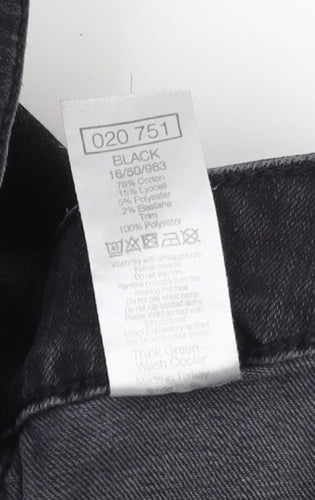 Sonder Studio Women's Black Skinny Jeans, Size 14