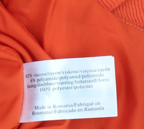 Laura Ashley Women's Orange Sheath Dress Size 12