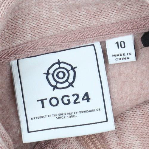 TOG24 Women's Pink Pullover Sweatshirt, Size 10