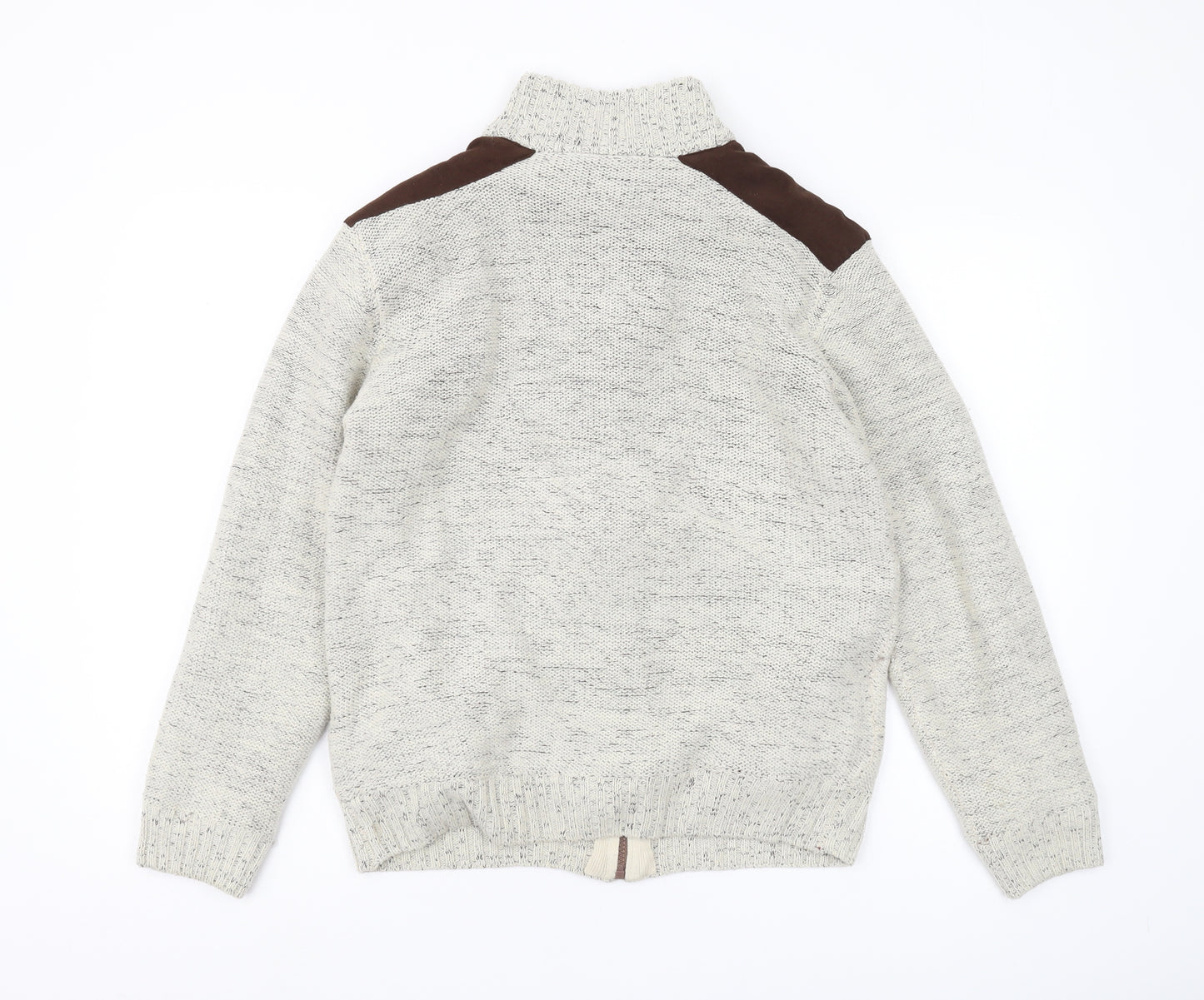 Atlas For Men Grey Full Zip Jumper M Outdoor Winter