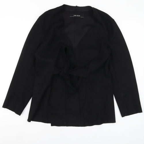 Zara Basic Women's Black Mid-Length Blazer - M, Casual