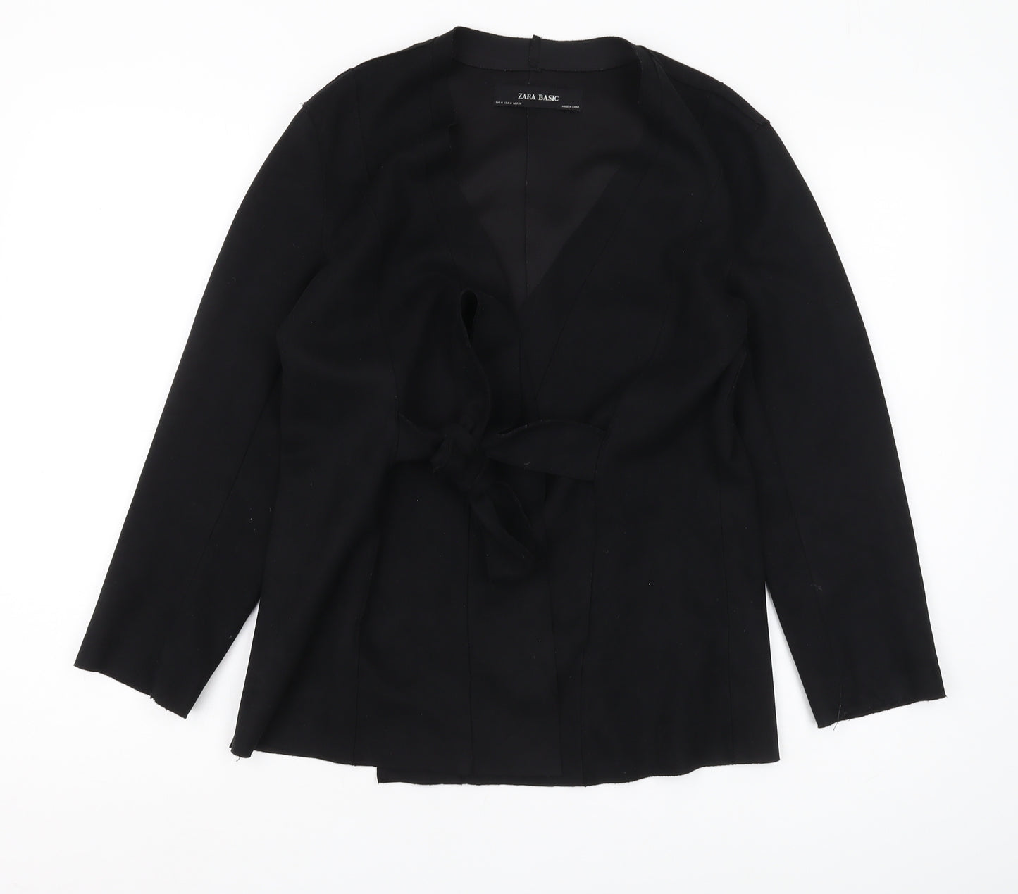 Zara Basic Women's Black Mid-Length Blazer - M, Casual