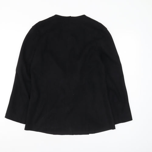 Zara Basic Women's Black Mid-Length Blazer - M, Casual