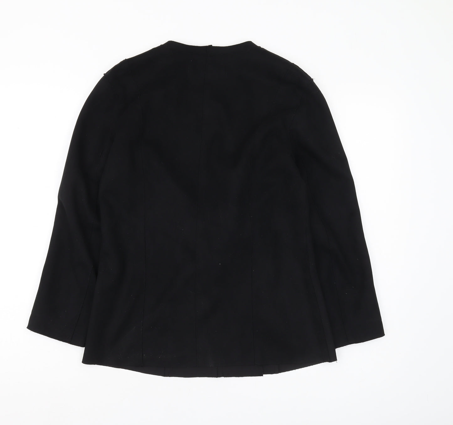 Zara Basic Women's Black Mid-Length Blazer - M, Casual