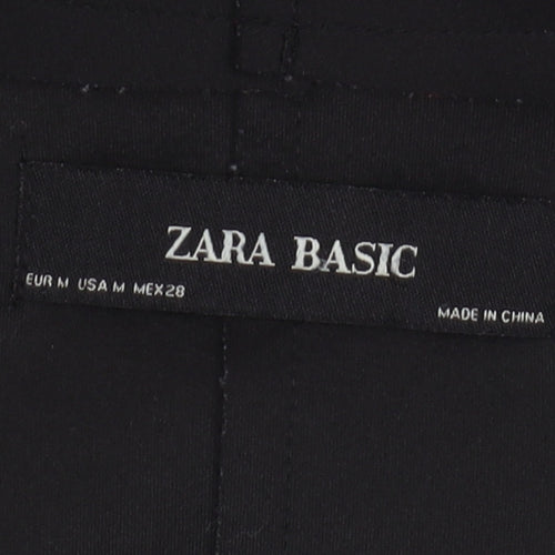 Zara Basic Women's Black Mid-Length Blazer - M, Casual