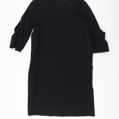 COS Women's Black Wool Sheath Dress, Size 10
