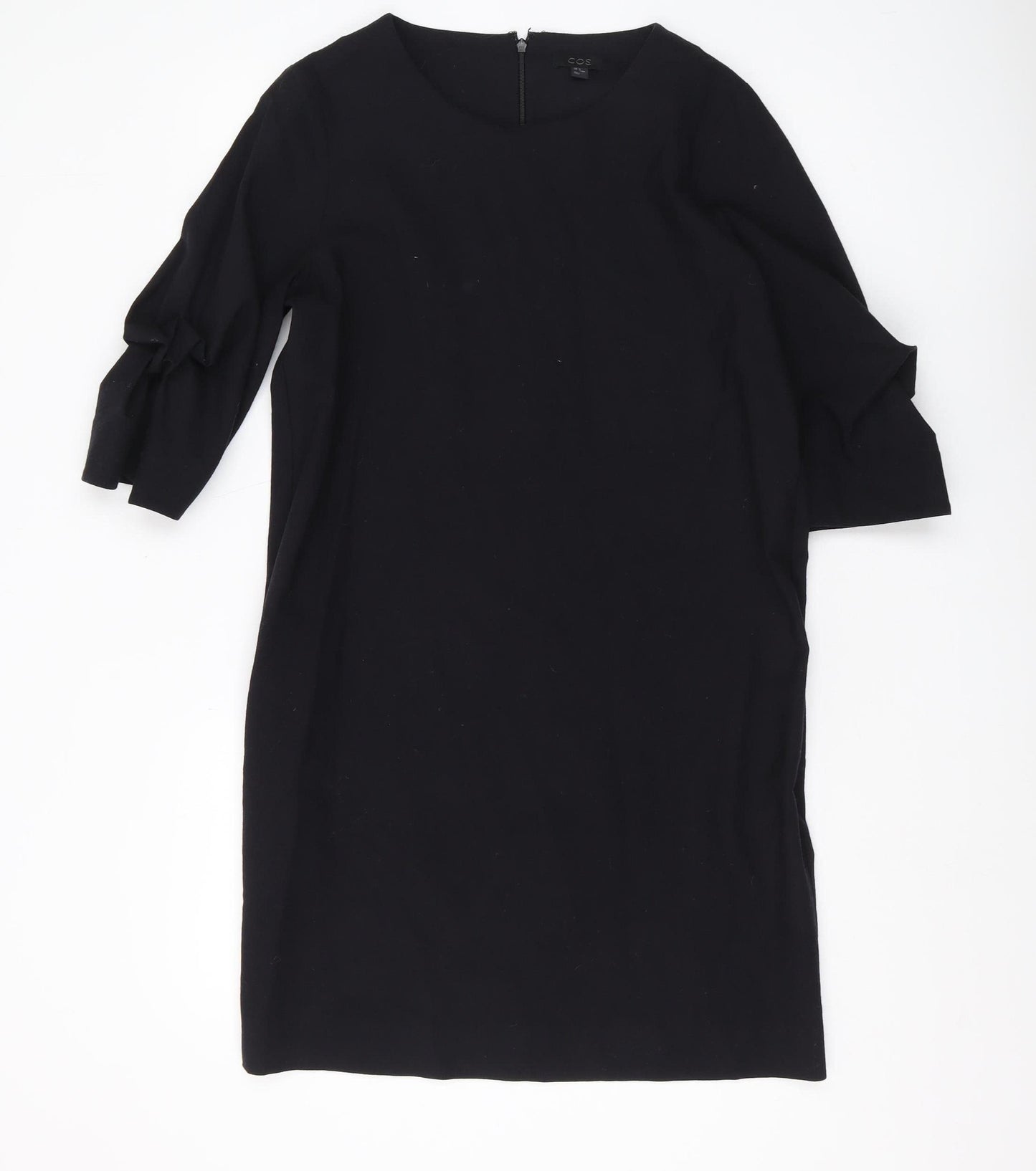 COS Women's Black Wool Sheath Dress, Size 10