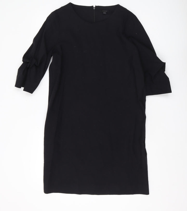 COS Women's Black Wool Sheath Dress, Size 10
