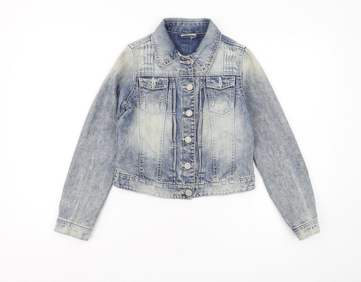 Next Girls Blue Denim Jacket 11 Years