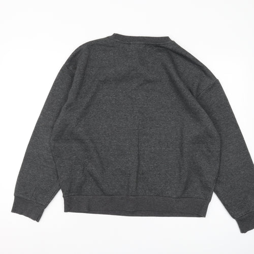 Disney Women’s Grey Stitch Sweatshirt M Pullover