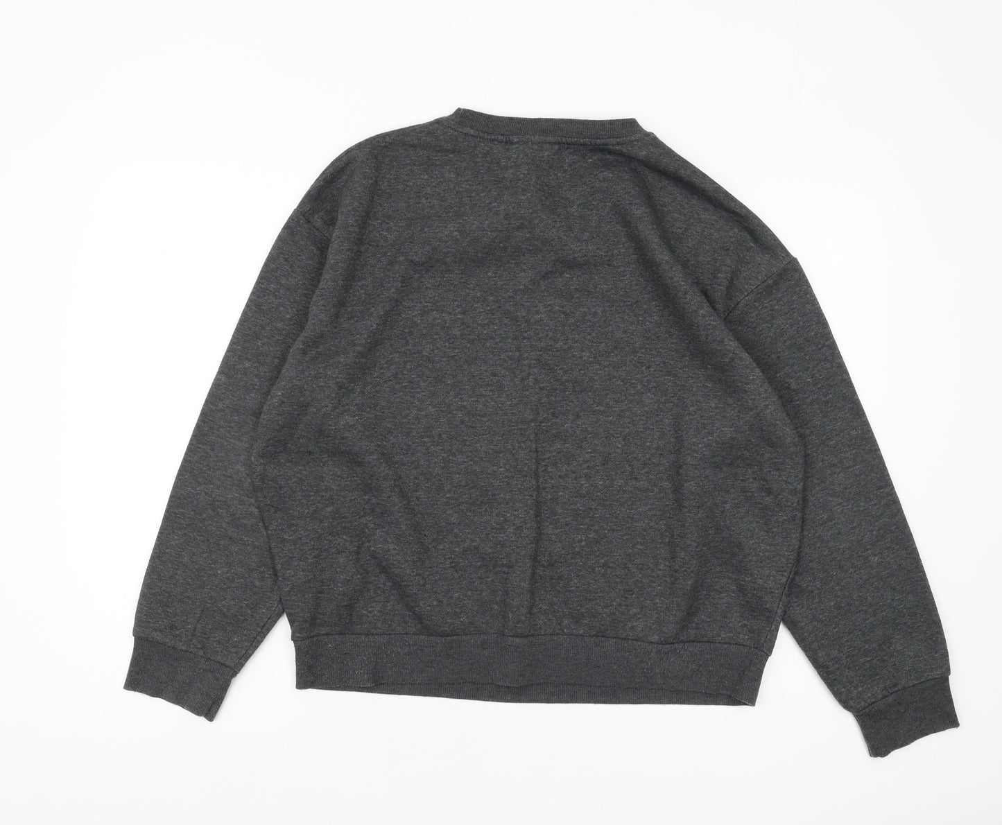 Disney Women’s Grey Stitch Sweatshirt M Pullover