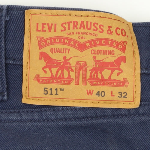 Levi’s Men’s Blue 511 Slim Fit Jeans, Size 40