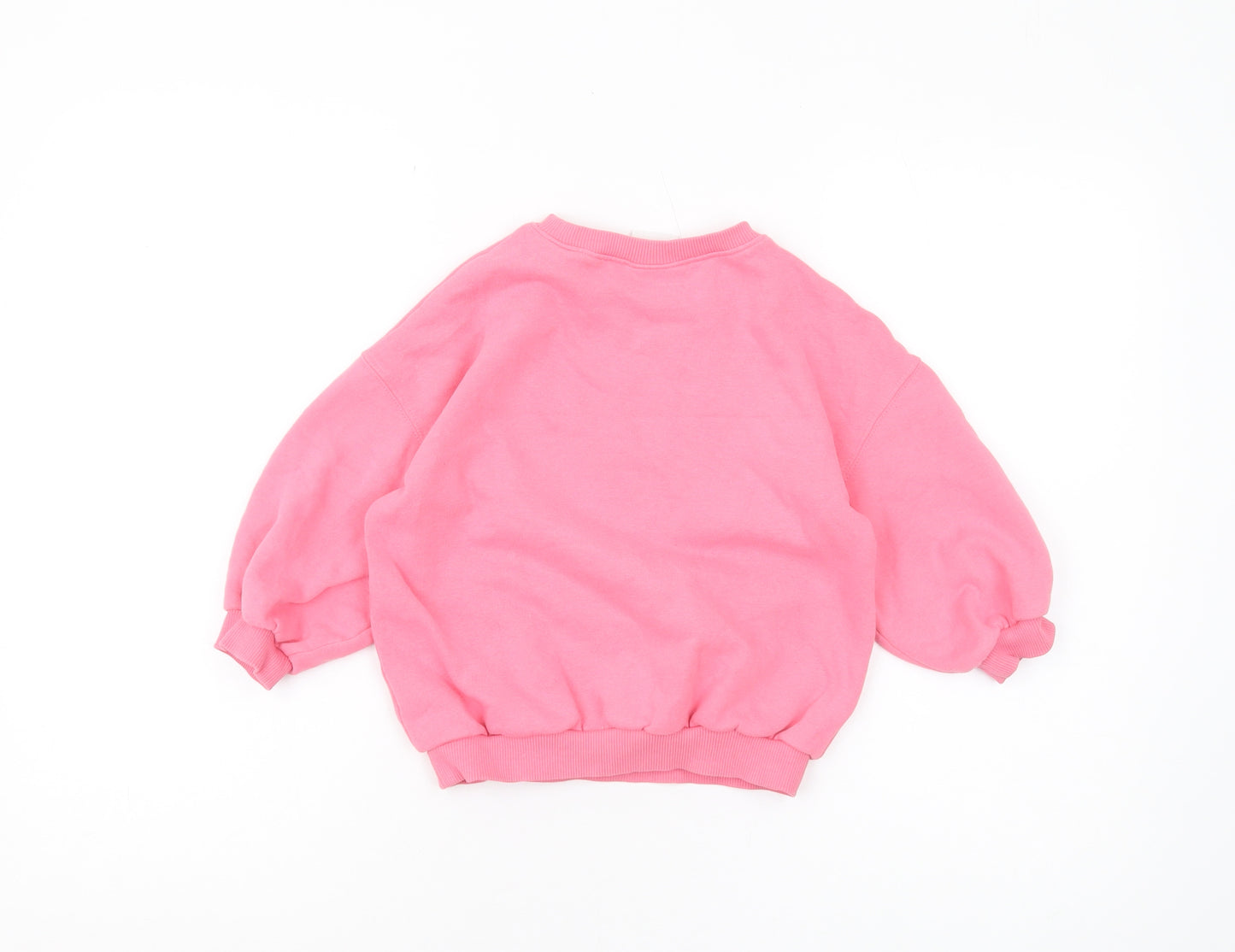 Peppa Pig Girls Pink Sweatshirt 3-4 Years Pullover Fleece