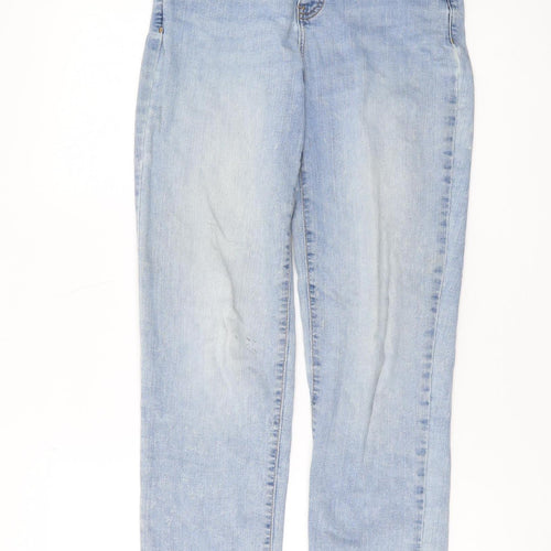 Banana Republic Women's Blue Slim Fit High-Rise Jeans