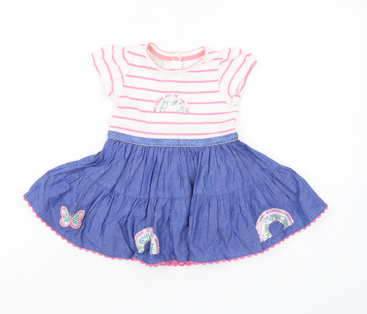 Monsoon Girls' Multicoloured Fit & Flare Dress 9-12M