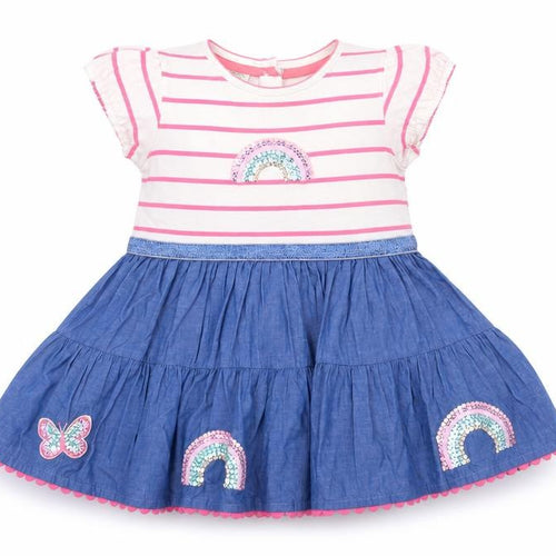 Monsoon Girls' Multicoloured Fit & Flare Dress 9-12M