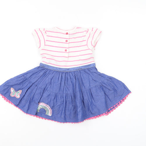 Monsoon Girls' Multicoloured Fit & Flare Dress 9-12M