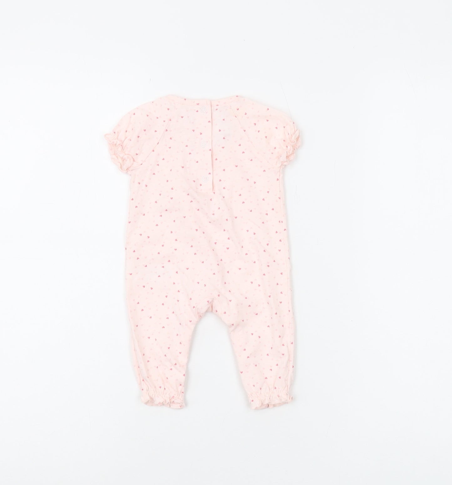 The Little White Company Pink Newborn Babygrow - Unisex