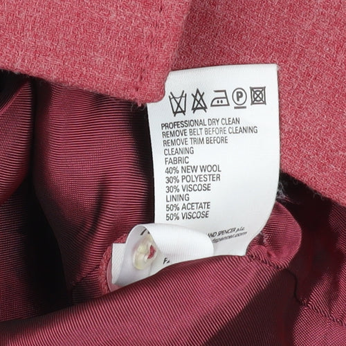 Marks and Spencer Women's Pink Blazer Size 12