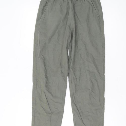 Uniqlo Women's Green Trousers S - Casual Cotton