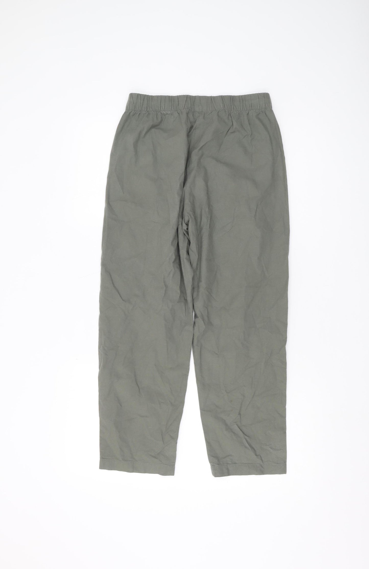 Uniqlo Women's Green Trousers S - Casual Cotton