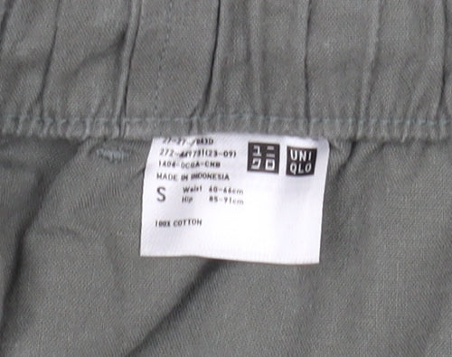 Uniqlo Women's Green Trousers S - Casual Cotton