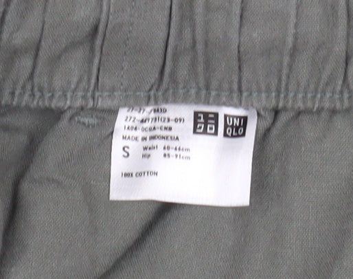 Uniqlo Women's Green Trousers S - Casual Cotton