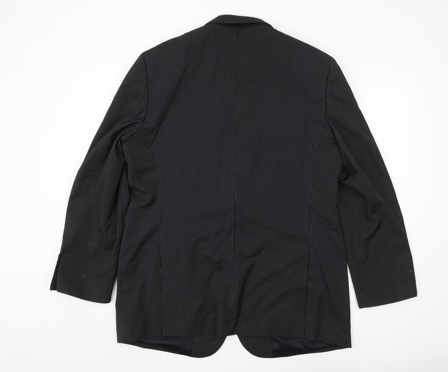 Burton Men's Black Striped Blazer, 44R, Formal Jacket