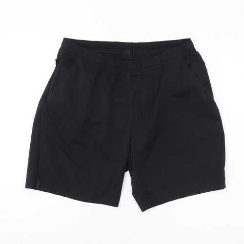 UNIQLO Men's Black Athletic Shorts L Quick Dry