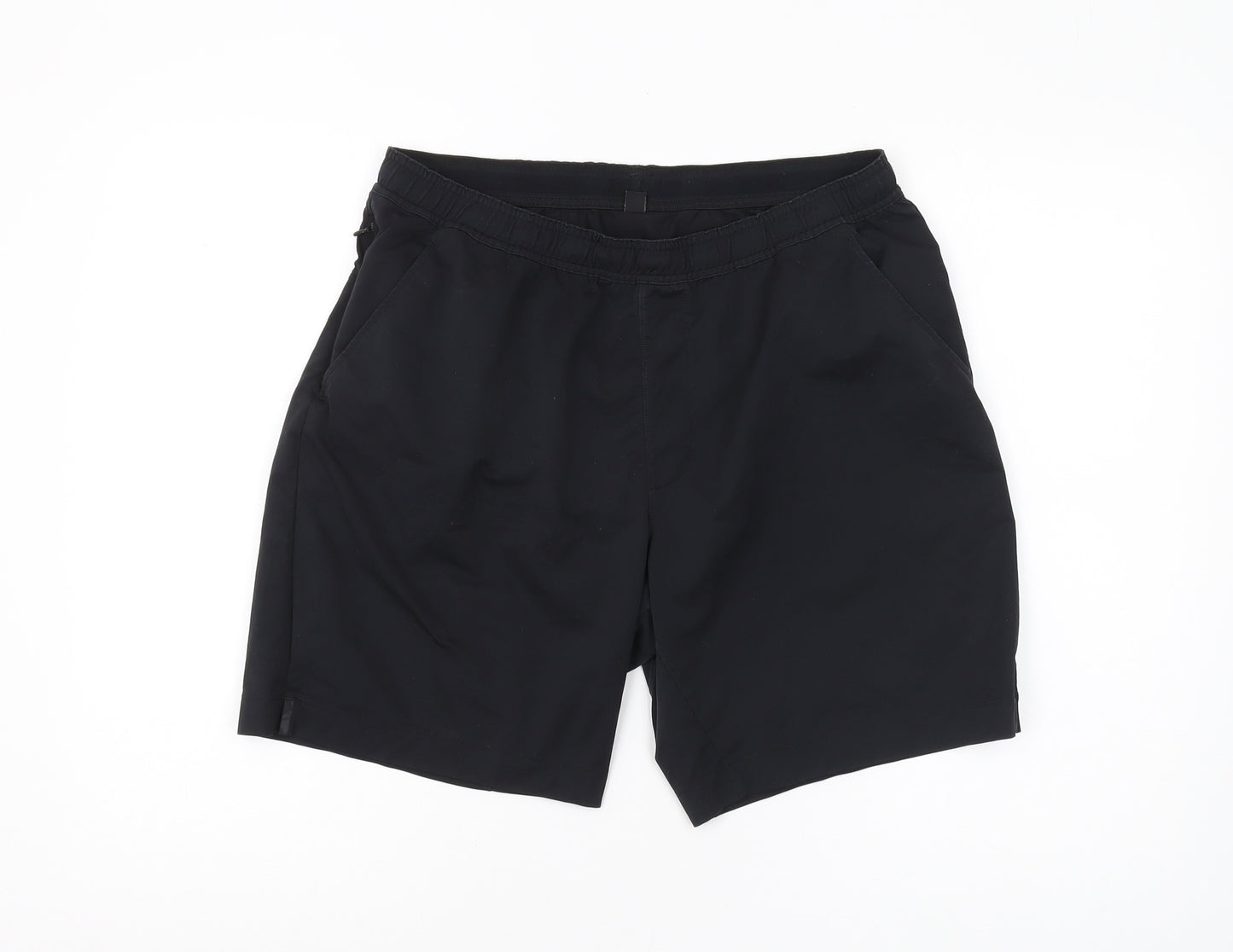 UNIQLO Men's Black Athletic Shorts L Quick Dry